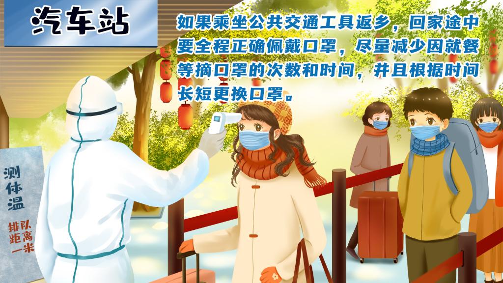 春運進行時，人在旅途如何做好防護？