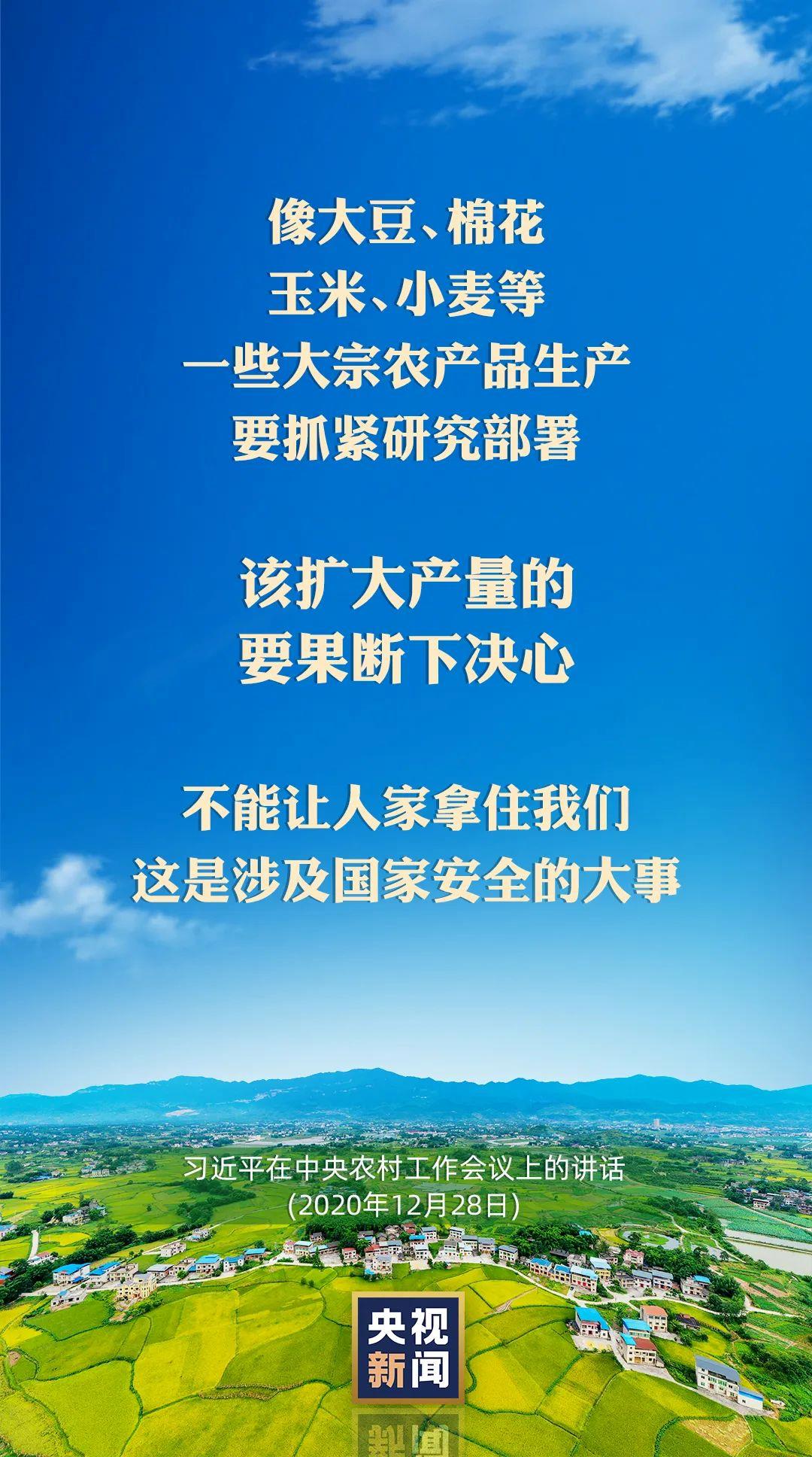 習(xí)近平：以國(guó)內(nèi)穩(wěn)產(chǎn)保供的確定性來應(yīng)對(duì)外部環(huán)境的不確定性