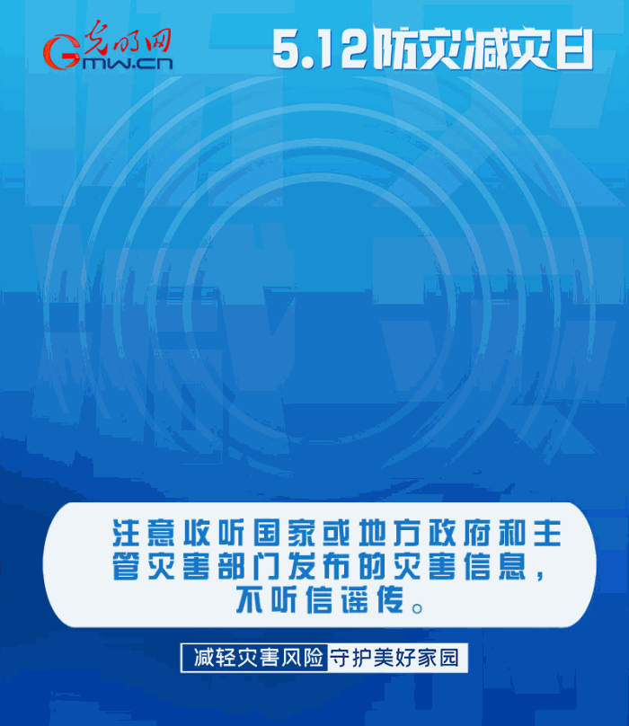 【動態(tài)海報】減輕災(zāi)害風險，從這10個字開始
