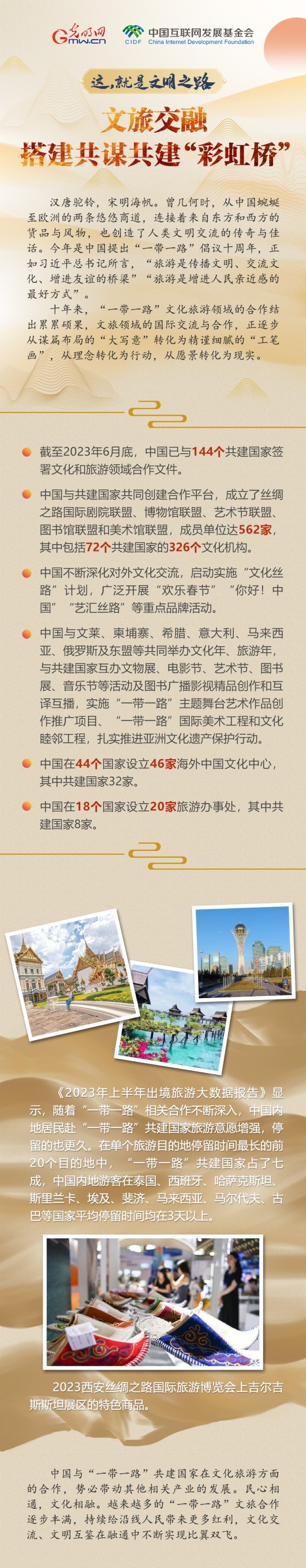 【大道共通】這，就是文明之路丨文旅交融 搭建共謀共建“彩虹橋”