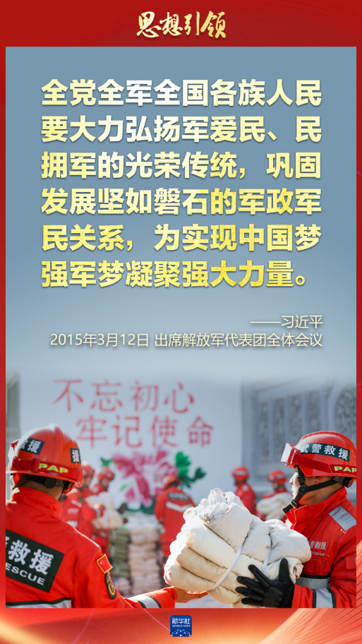 思想引領(lǐng)｜兩會上，習(xí)主席這樣談強軍之路
