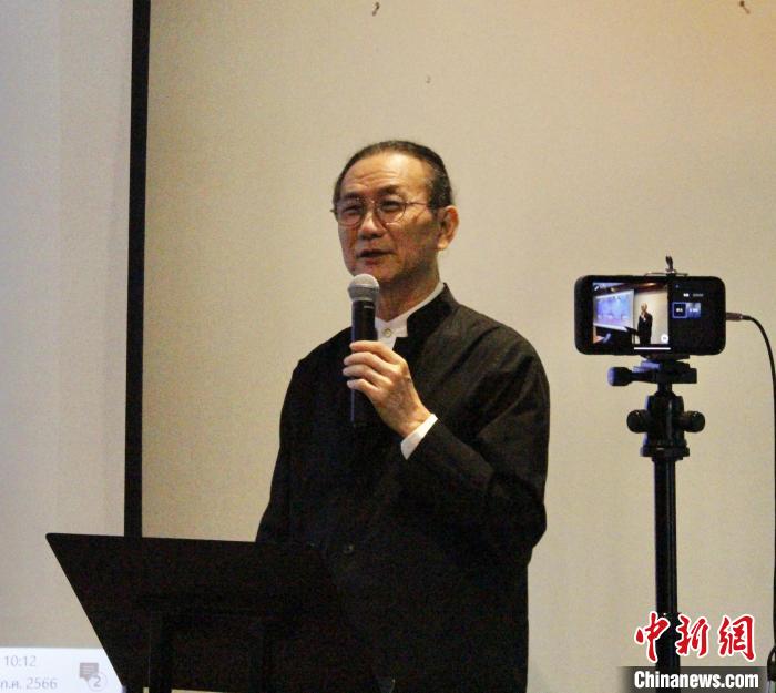 泰國泰中商務委員會主席邱威功致辭。<a target='_blank' href='/' _fcksavedurl='/'><p  align=