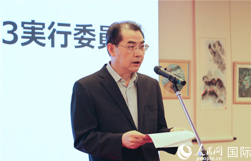 中國駐日本大使吳江浩致辭。人民網(wǎng) 許可攝