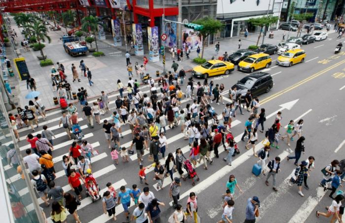 圖為信義商圈。圖片來源：臺灣“中時新聞網(wǎng)”。