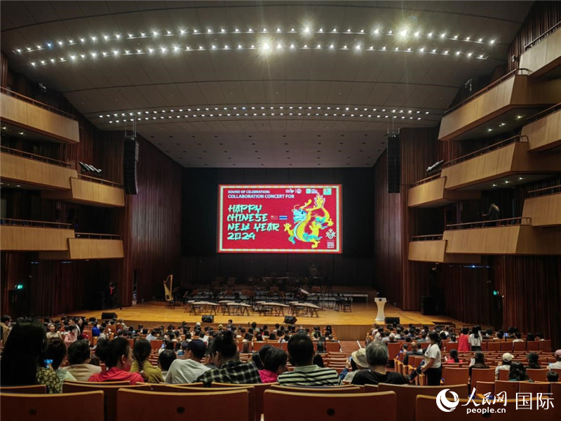 “歡慶之聲—2024歡樂春節(jié)音樂會(huì)”14日在泰國瑪希隆王子音樂廳舉行。人民網(wǎng)記者 楊一攝