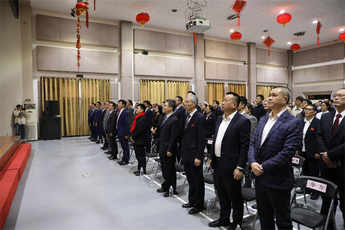 “溫暖迎春·共慶中國年”活動(dòng)現(xiàn)場(chǎng)。中國駐阿爾及利亞大使館供圖