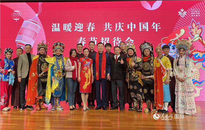 當(dāng)?shù)貢r(shí)間2月5日晚，中國駐美國大使館舉辦僑學(xué)界專場(chǎng)春節(jié)招待會(huì)。 人民網(wǎng)記者 李志偉攝