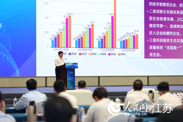 2022南京江北新區(qū)創(chuàng)新活力指數(shù)發(fā)布。江北新區(qū)供圖