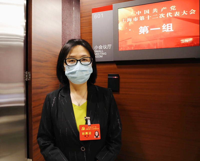 黨代表翟華。人民網(wǎng) 王文娟攝