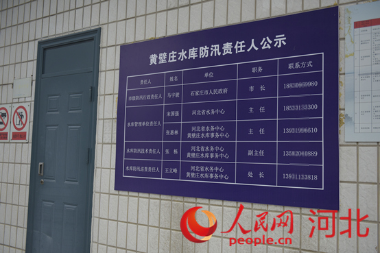 防汛責(zé)任人公示牌。人民網(wǎng)祝龍超攝