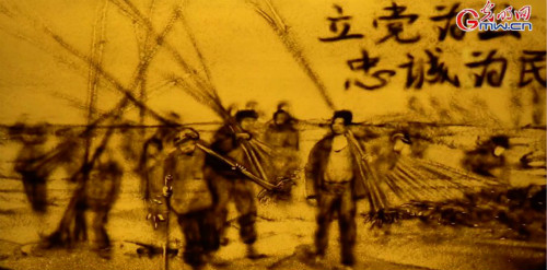 【沙畫】風(fēng)好正揚帆，起航新時代