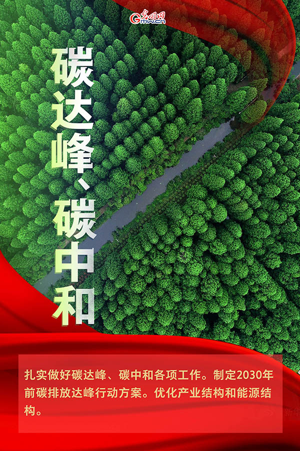 海報(bào)| 2021年政府工作報(bào)告，提到這些生態(tài)環(huán)保關(guān)鍵詞